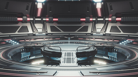 Sci-fi Scene for rendering Restyling - TESLA