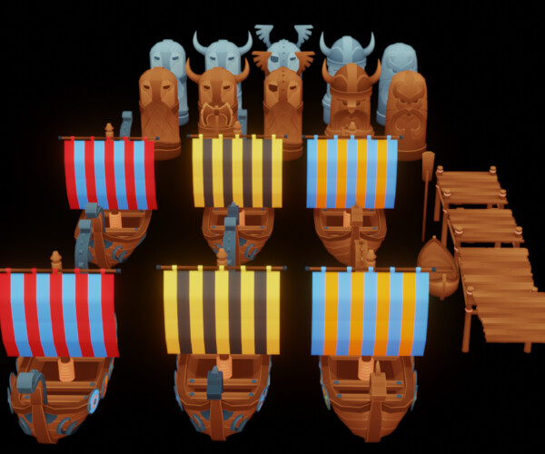 ArtStation - Vikings Asset Pack | Game Assets