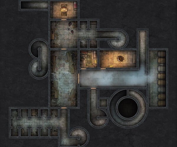 easy to use castle ravenloft map