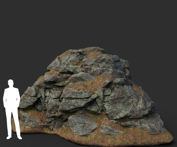 ArtStation - Low poly Rock and Soil Collection 210319 | Game Assets