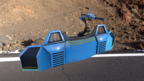 scifi barrier with gun