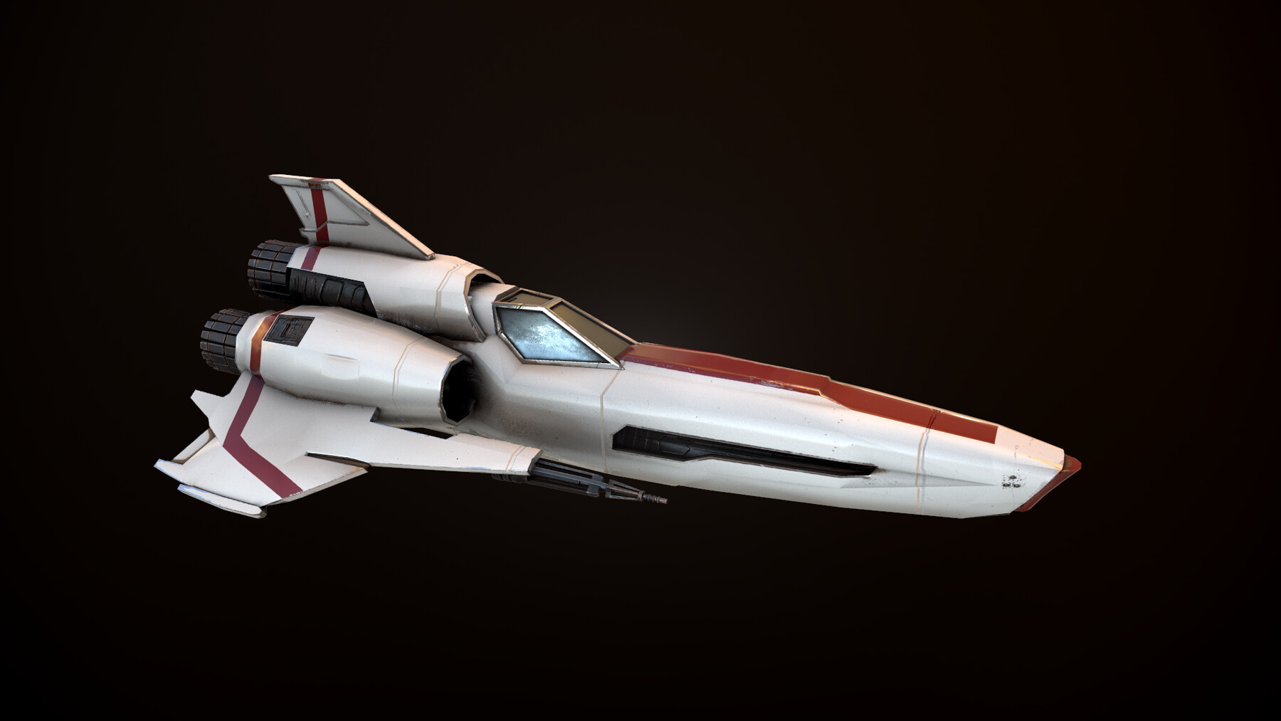 ArtStation - Battlestar Galactica Viper Mk II 3D Model | Game Assets