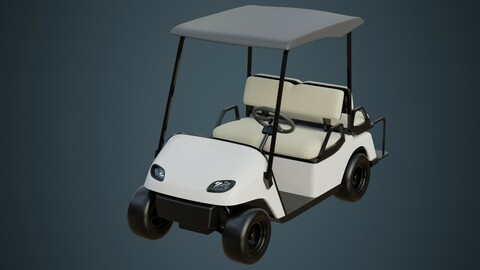 Golf Cart 1 Untextured