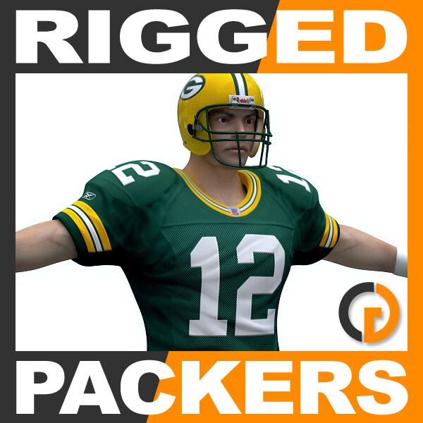 ArtStation NFL Player Green Bay Packers Game Assets