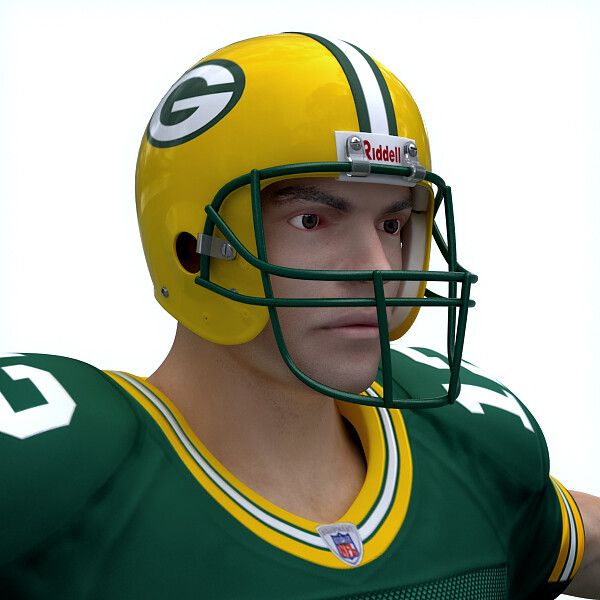 NFL Player Green Bay Packers 3D model