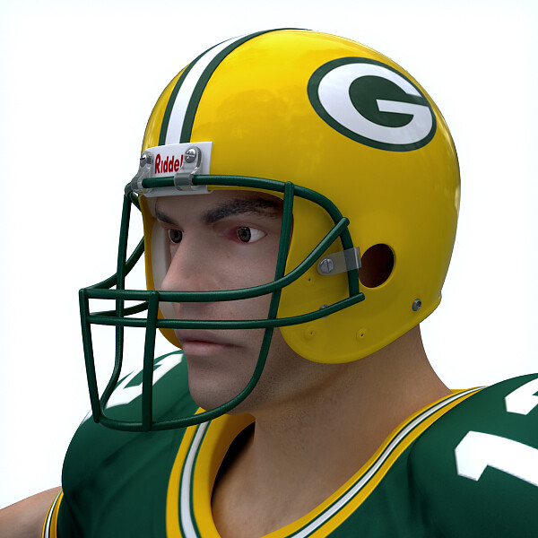 NFL Player Green Bay Packers 3D model