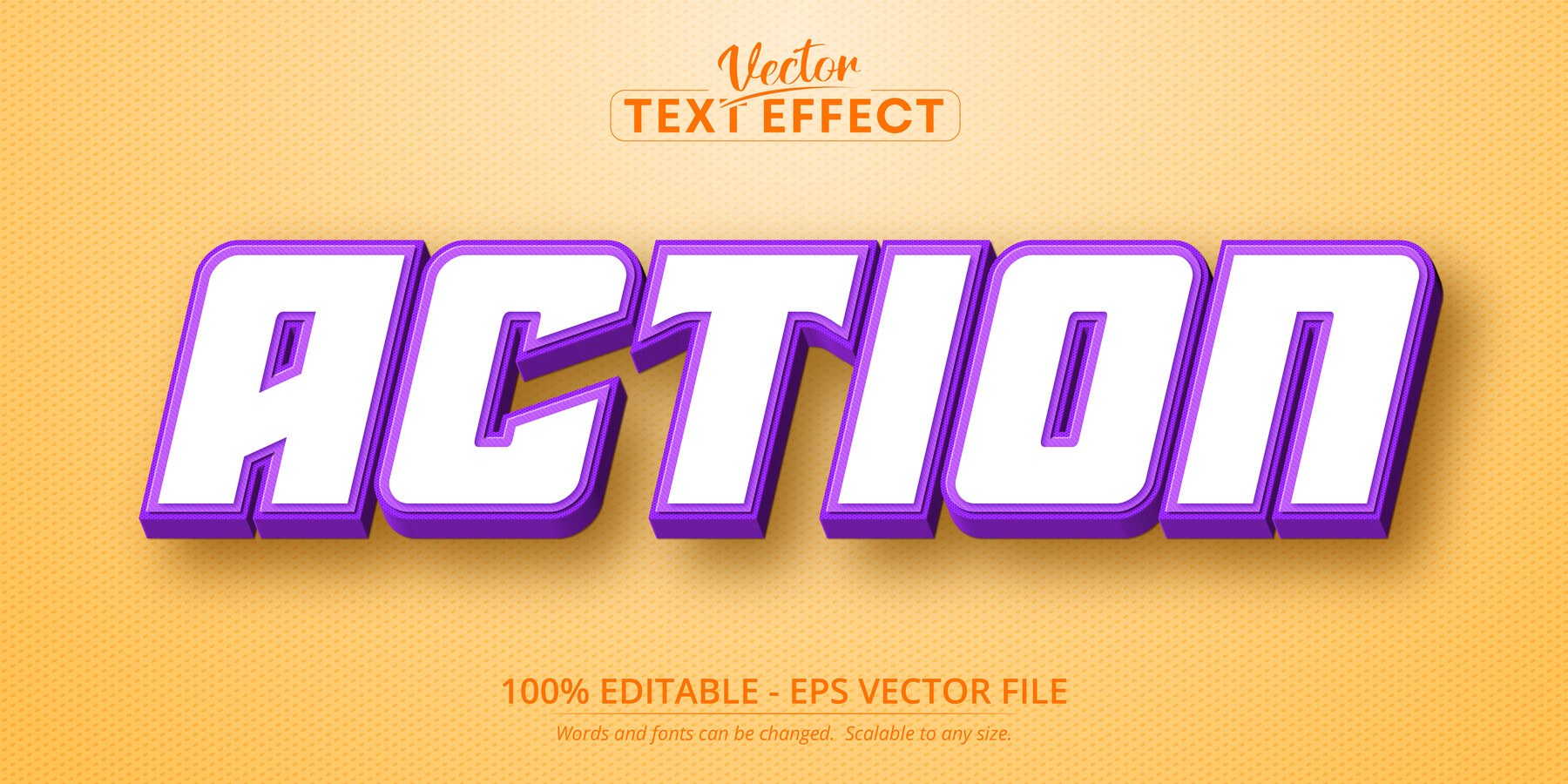 Text actions. Corner Effect text.