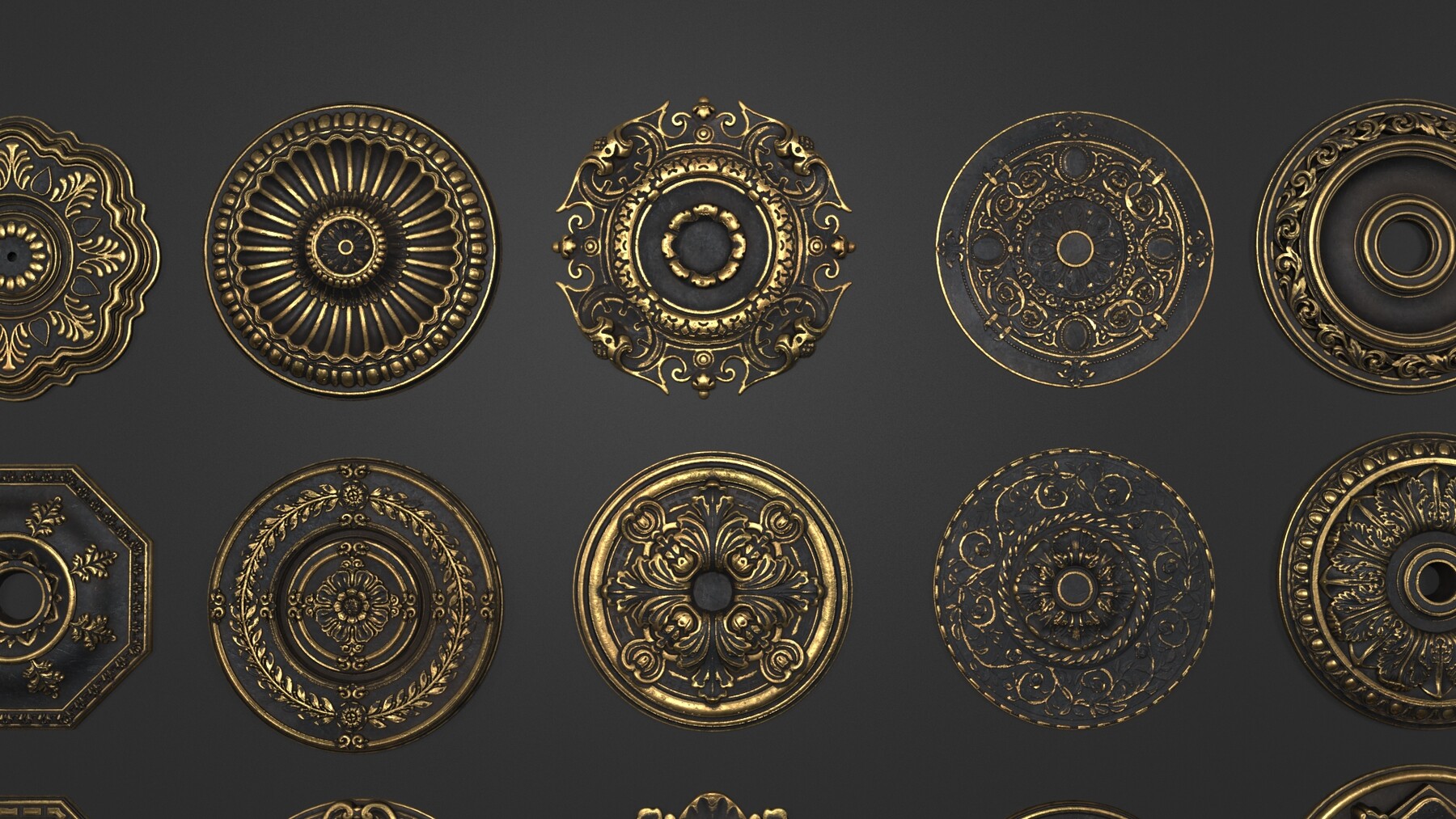 ArtStation - 4K Classical ceiling | Resources