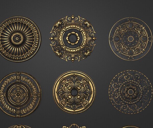 ArtStation - 4K Classical ceiling | Resources