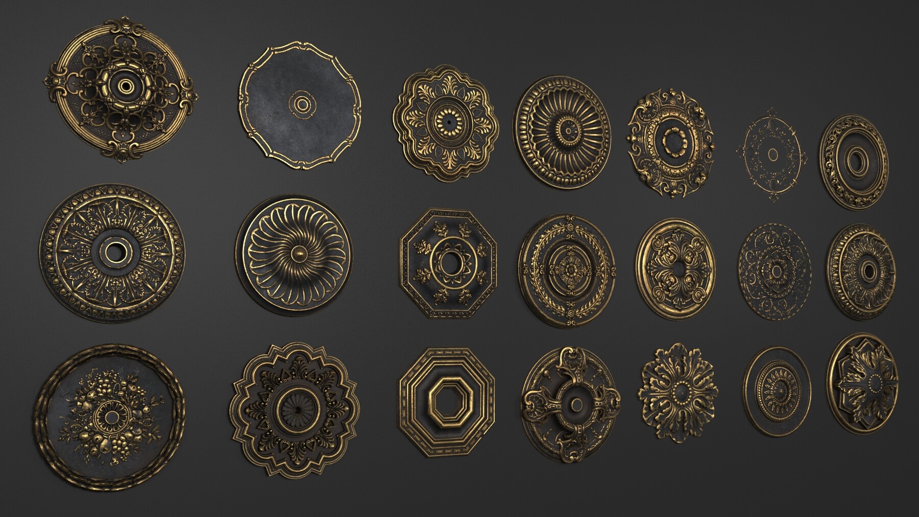 ArtStation - 4K Classical ceiling | Resources