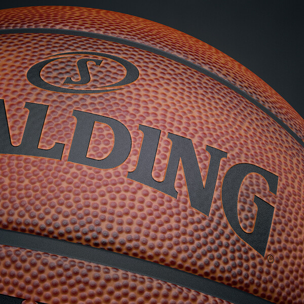 ArtStation Spalding NBA Official Used Basketball Game Ball Game Assets