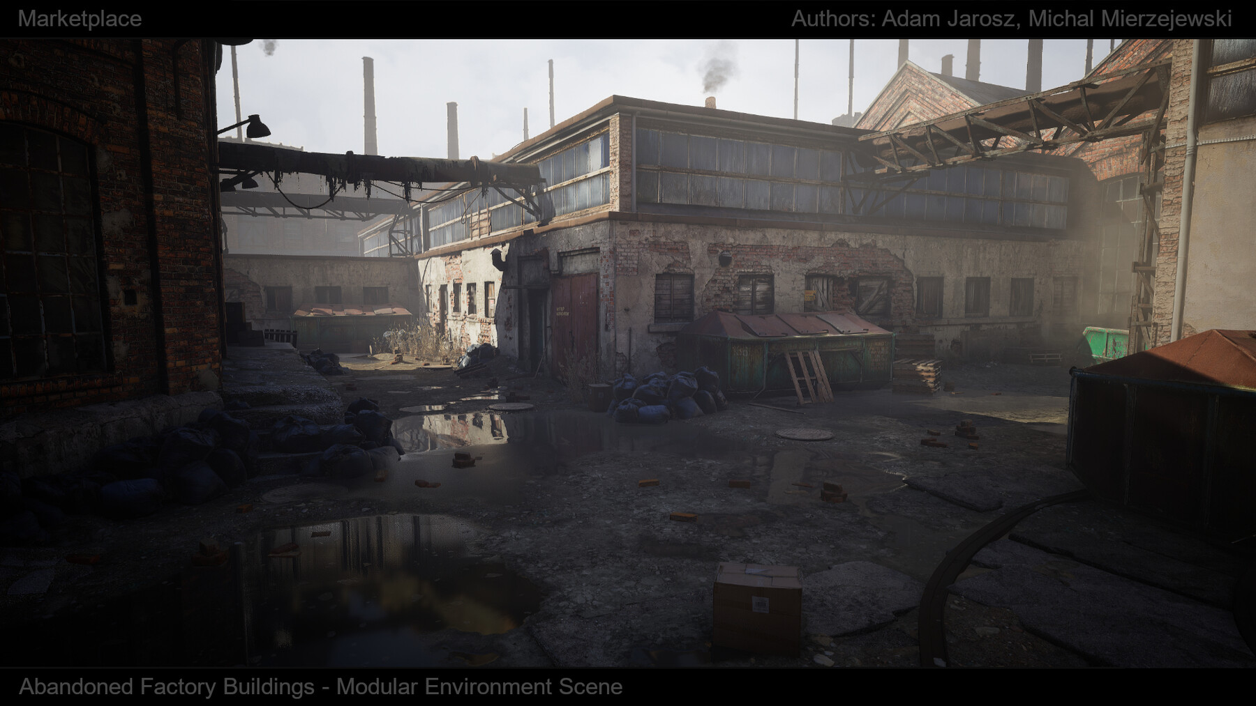 ArtStation - [UE4/UE5][SCANS] Abandoned Factory Buildings - Day/Night ...