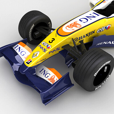 ArtStation - F1 2007 ING Renault R27 | Resources