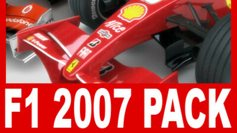 F1 2007 McLaren MP4-22 Ferrari F2007