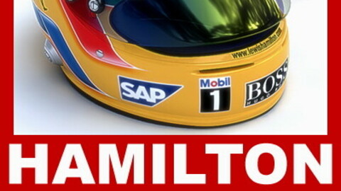 Helmet F1 2007 - 2010 Lewis Hamilton