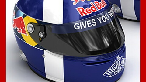 Helmet F1 2008 David Coulthard