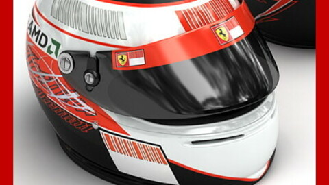 Helmet F1 2008 2009 Kimi Raikkonen