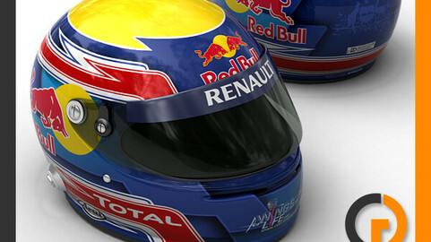 Helmet F1 2011 Mark Webber