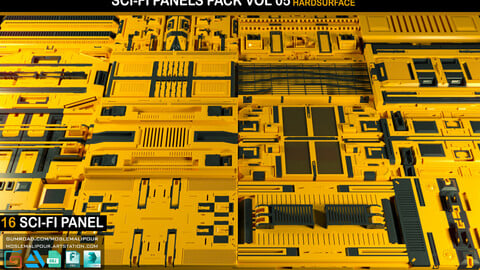 sci-fi panel pack vol 05