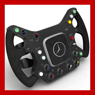 Artstation F1 Mclaren Steering Wheel Resources