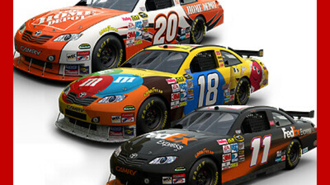 Nascar 2009 Joe Gibbs Racing Team Cars