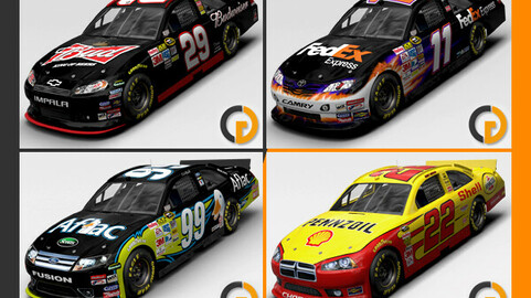 Nascar 2011 Different Bodyworks Cars