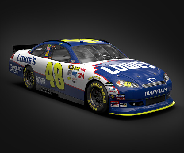 ArtStation - Nascar 2011 2010 Champions Cars | Game Assets