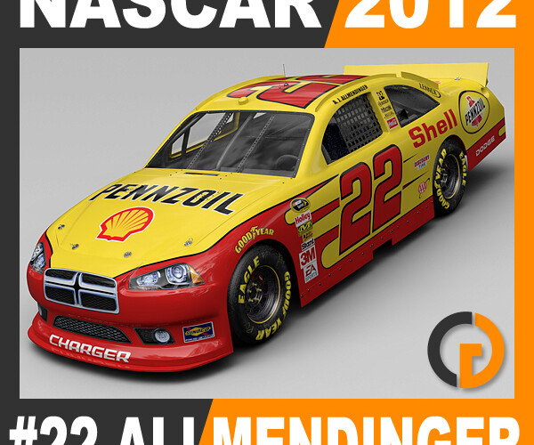 ArtStation - Nascar 2012 Car - A. J. Allmendinger Dodge