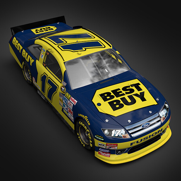 ArtStation - Nascar 2012 Car - Matt Kenseth Ford Fusion #17