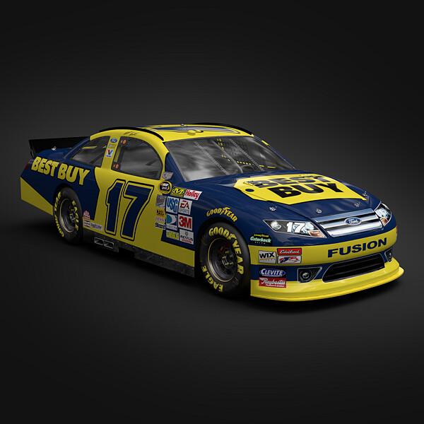 ArtStation - Nascar 2012 Car - Matt Kenseth Ford Fusion #17