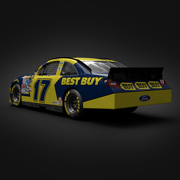 ArtStation - Nascar 2012 Car - Matt Kenseth Ford Fusion #17