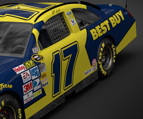 ArtStation - Nascar 2012 Car - Matt Kenseth Ford Fusion #17