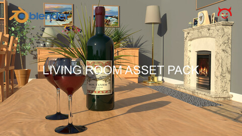 Living Room Asset Pack