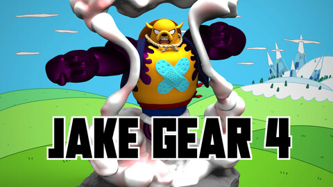 Luffy Jake Gear 4 - 3D printing