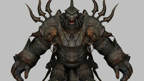 Armored Monster 3D Model