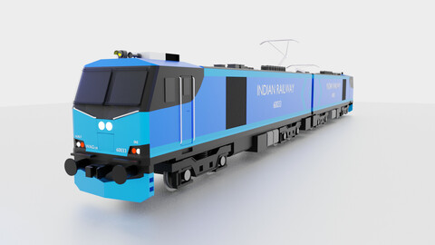 Indian Railway WAG 12 3d model