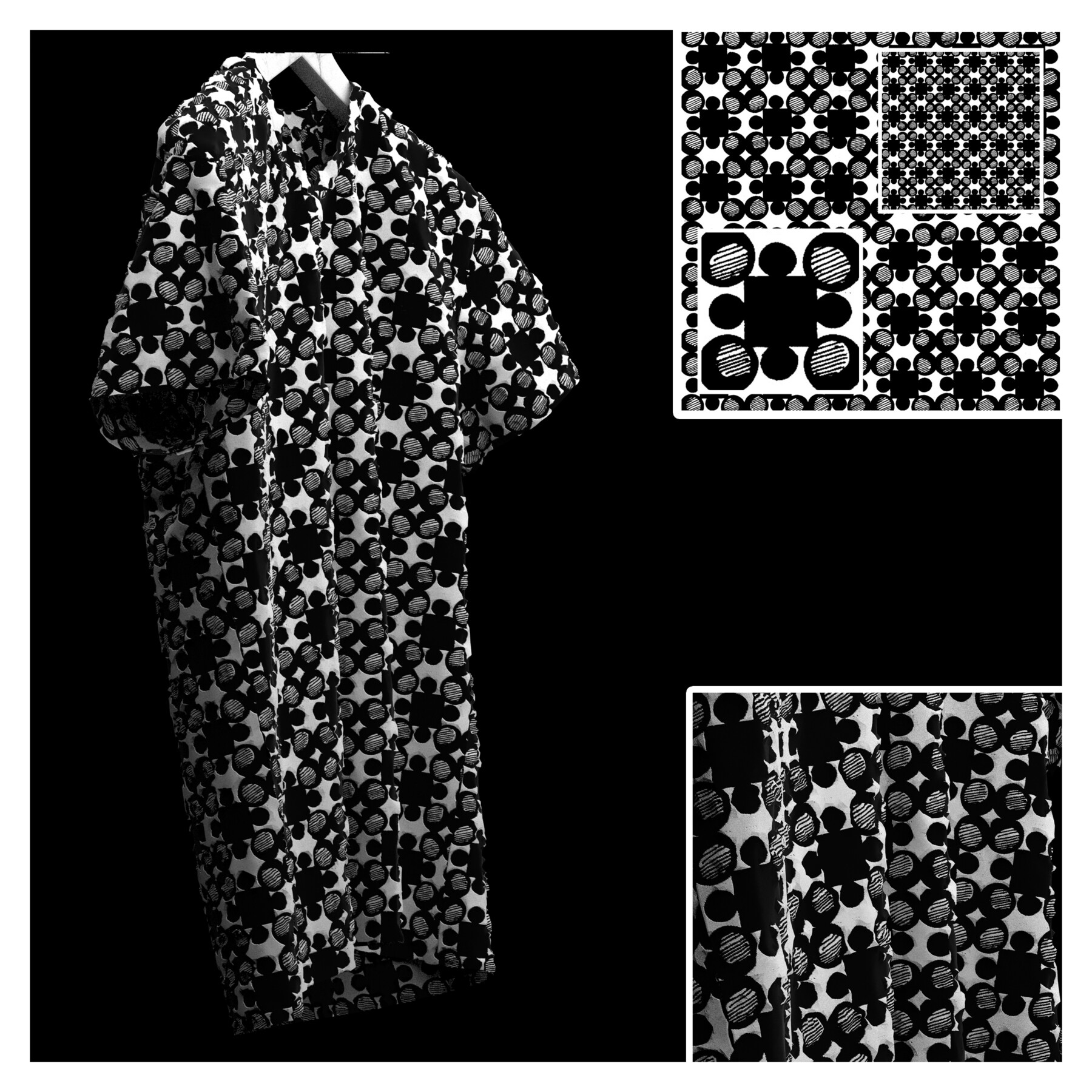 ArtStation 12 .Fabric patterns. CLO3D + MD Tutorials