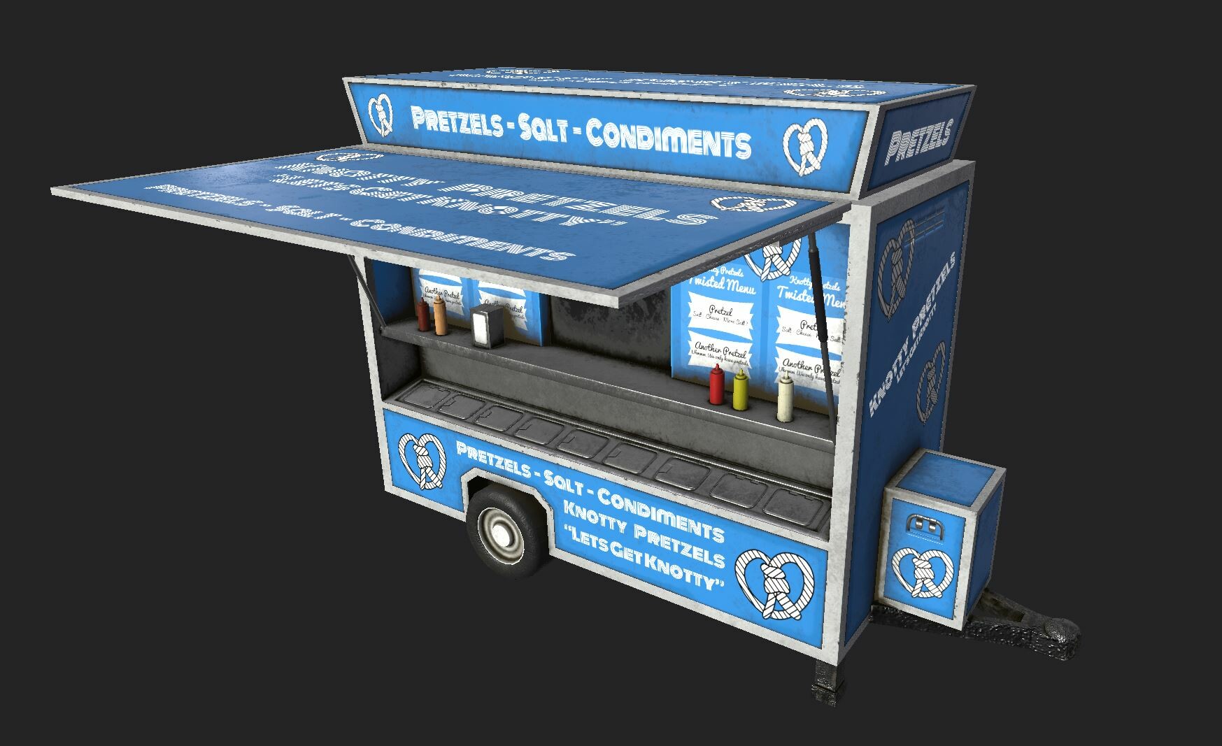 ArtStation Funny Concession Stands Game Assets