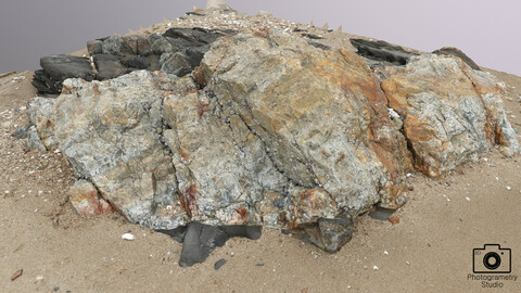 OBJ_Beach Rock_0001(Photogrametry)