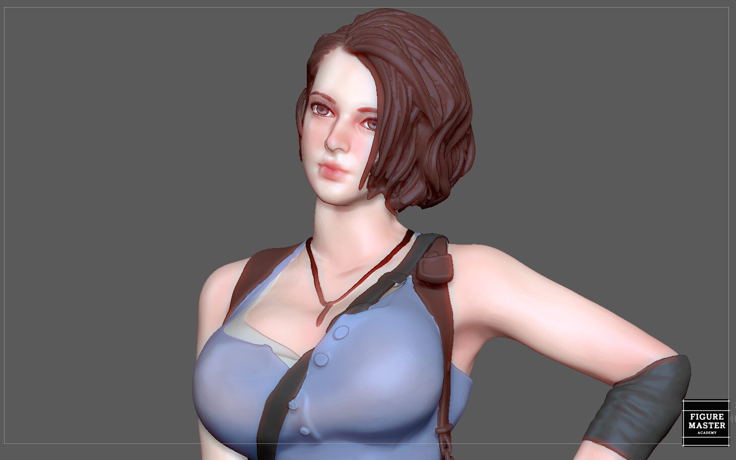 STL file JILL VALENTINE RESIDENT EVIL SEXY PRETTY GIRL GAME ANIME