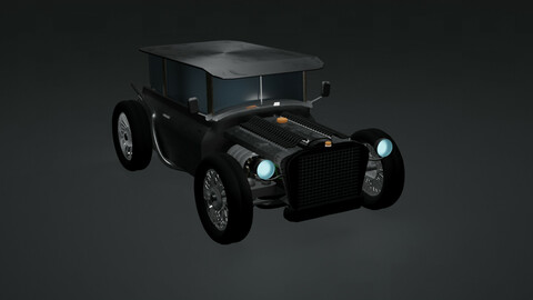 car in classic style