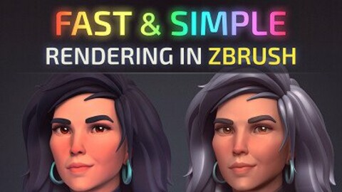 Rendering in ZBrush – Toon shaders (matcaps and render preset)