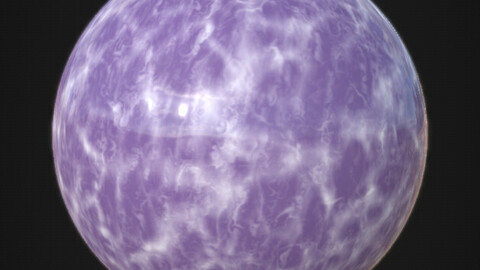 Purple marble material.