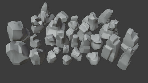 Stylised Rocks