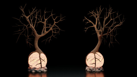 Decorative bedside lamp