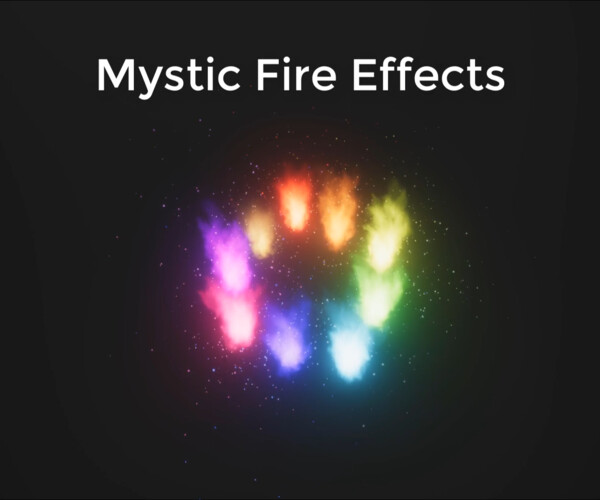 ArtStation - Mystic Fire Effects for Unity | Game Assets