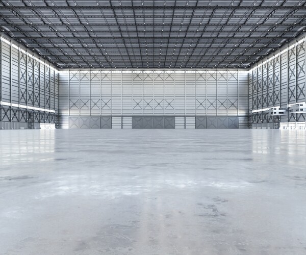ArtStation - Airplane Hangar Hall Interior 3b | Resources