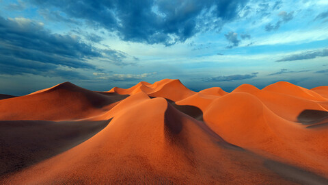 Sand dunes -3d model fbx. obj