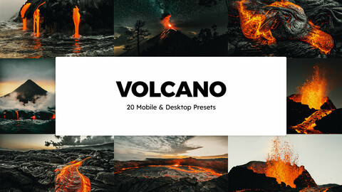 20 Volcano LUTs and Lightroom Presets