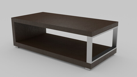 Modern wood and steel Table